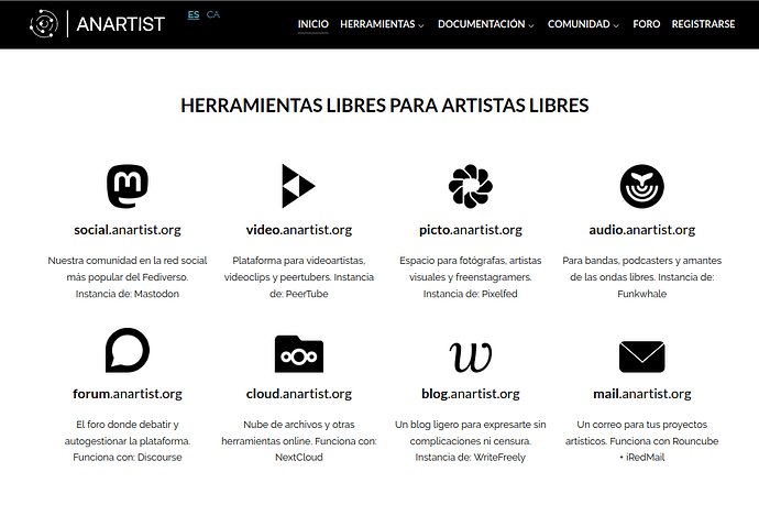 anartist web